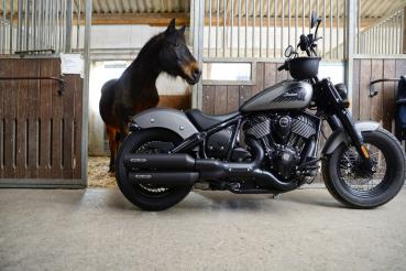 Miller Omaha Auspuffanlage für Indian Chief Dark Horse - Chief Bobber - Superchief - EURO 5