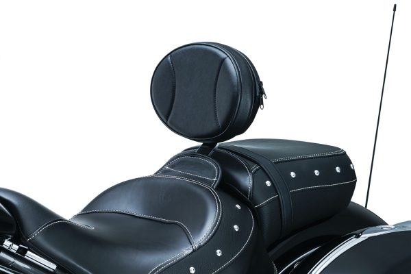 Plug-N-Go Driver Backrest - black - Indian Chief