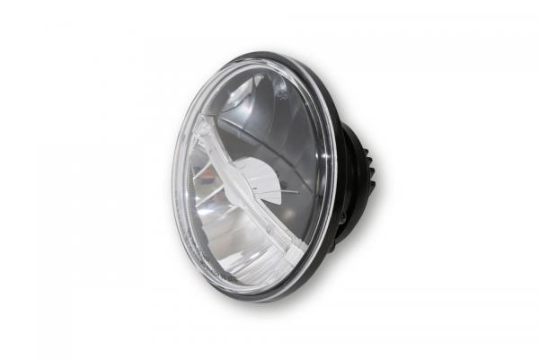 LED main headlight insert Jackson - Reflector, 5.75" - Chrome