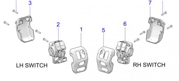 BACKLIT SWITCH ASSEMBLY - RH - POWERPLUS - MY 2021+