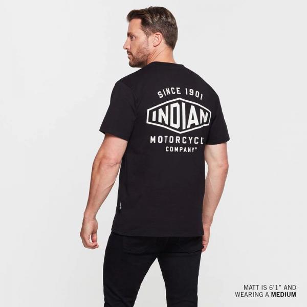 MENS 1901 HEXAGON TEE - BLACK