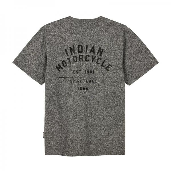 MENS 1901 SPIRIT LAKE TEE - GRAY