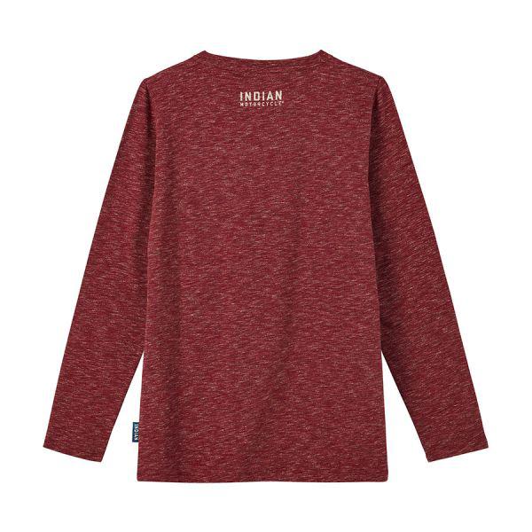 WOMENS WATERCOLOR LOGO LONG SLEEVE TEE - RED