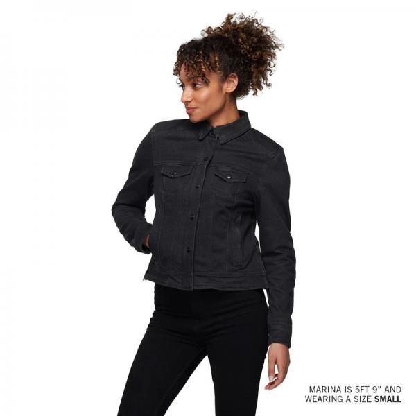 WOMENS ALEX DENIM JACKET CE - BLACK