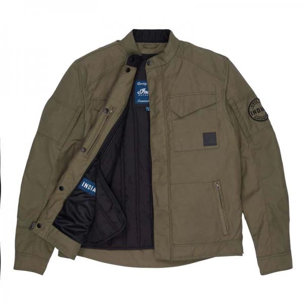 MENS HARRISON WAX JACKET CE - GREEN