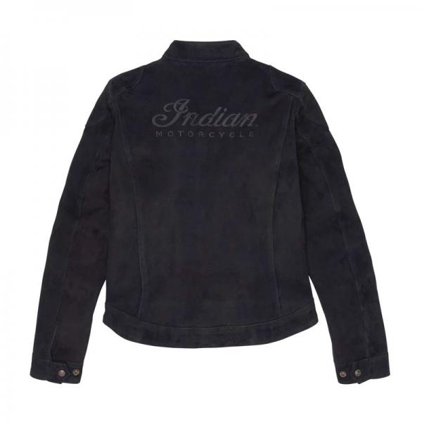 WOMENS CLEVELAND SUEDE JACKET - BLACK