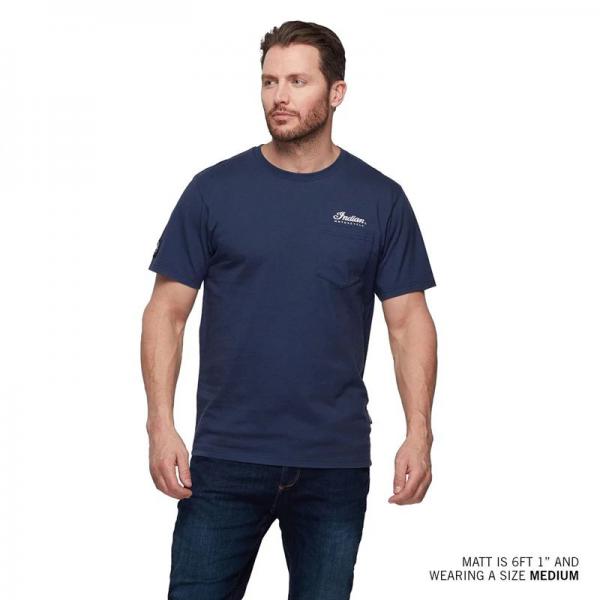 MENS OVAL LOGO T-SHIRT - NAVY