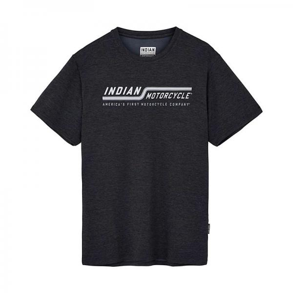 MENS LINE GRAPHIC ATHLETE T-SHIRT - BLACK