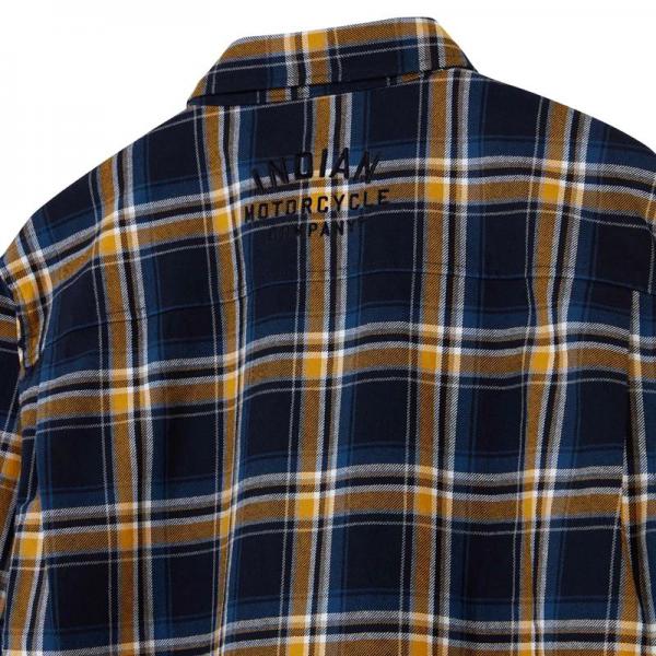 MENS KANSAS PLAID SHIRT - NAVY