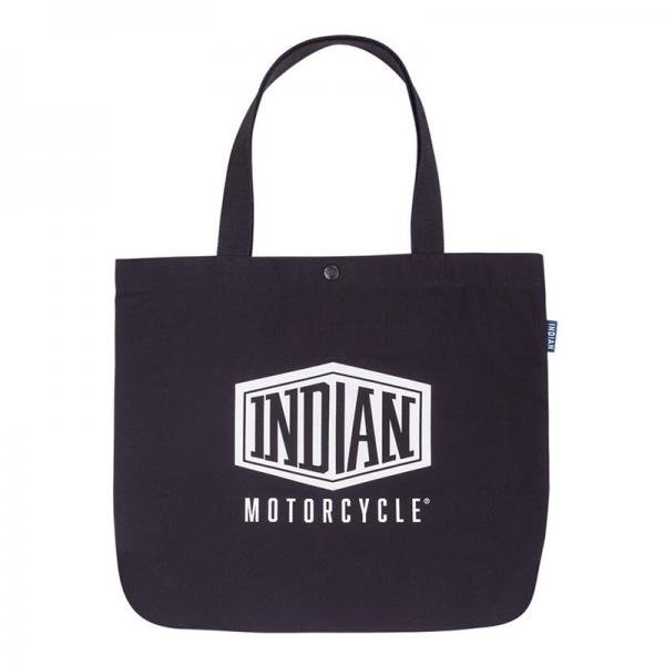 SHIELD LOGO TOTE BAG - BLACK