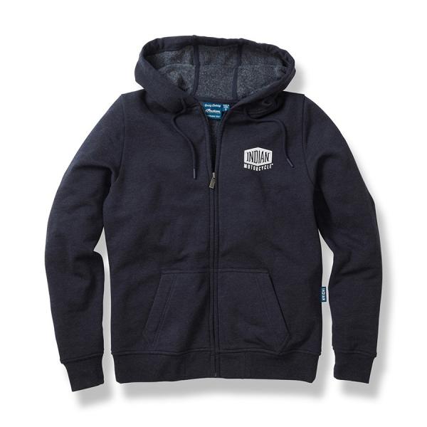 WOMENS 1901 HOODIE - NAVY