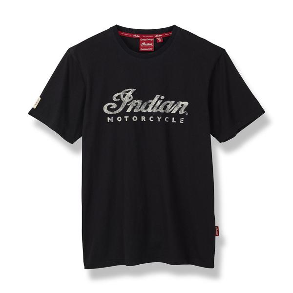 MENS SCRIPT LOGO T-SHIRT - BLACK