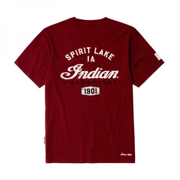 MENS SPIRIT LAKE TEE - PORT