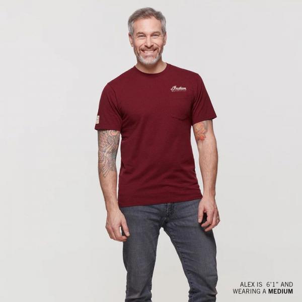 MENS SPIRIT LAKE TEE - PORT