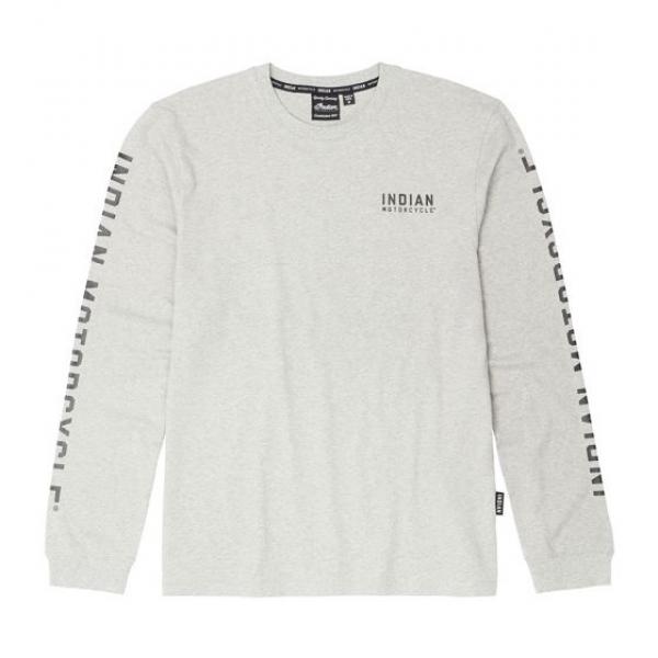 MENS ATHLETE LONG SLEEVE TEE - GRAY