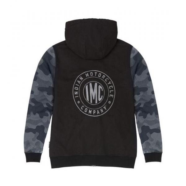 MENS IMC CAMO HOODIE - BLACK