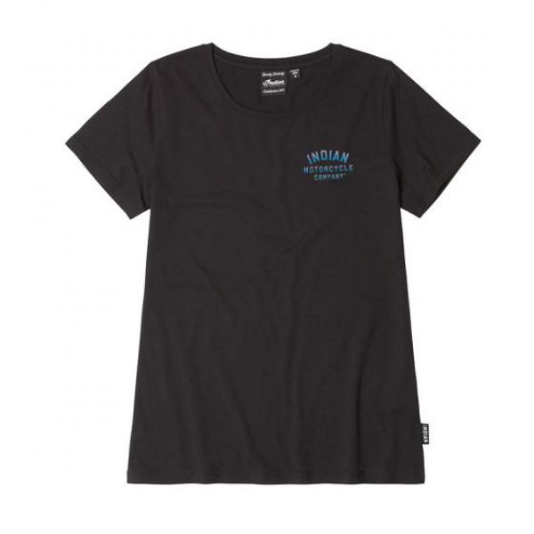 WOMENS BLUE GRAPHIC TEE - BLACK