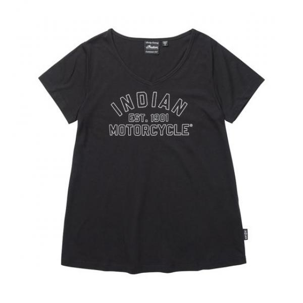 WOMENS MARL EST. 1901 TEE - BLACK