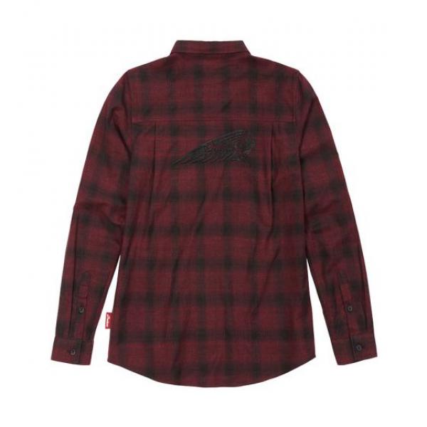 WOMENS DENVER PLAID SHIRT - PORT