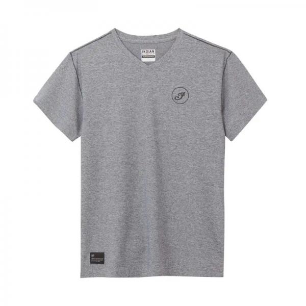 MENS V-NECK ATHLETE T-SHIRT - GRAY