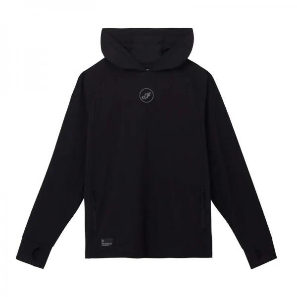 MENS ATHLETE HOODIE - BLACK