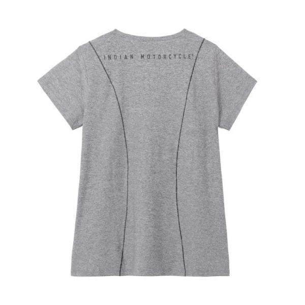 WOMENS FLUID ATHLETE T-SHIRT - GRAY