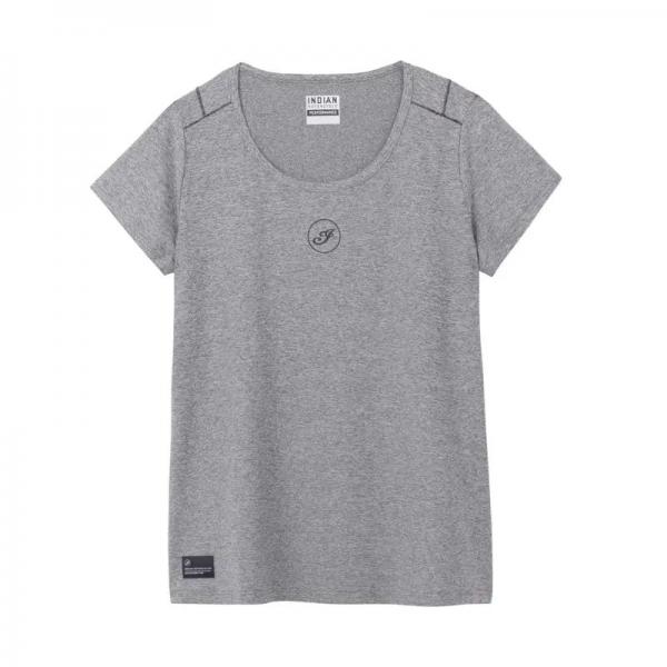 WOMENS FLUID ATHLETE T-SHIRT - GRAY