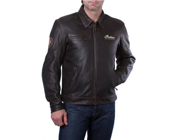 MENS CLASSIC JACKET 2 CE - BROWN LEATHER