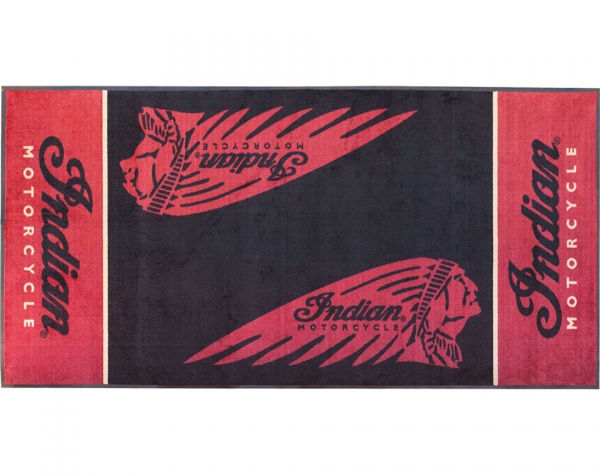 INDIAN LOGO BIKE MAT