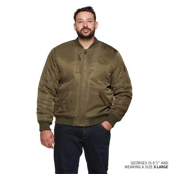 MENS ROCKFORD BOMBER - GREEN