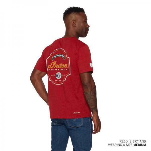MENS SHIELD GRAPHIC T-SHIRT - RED