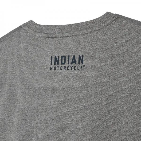 MENS ATHLETE LOGO PRINT T-SHIRT - GRAY