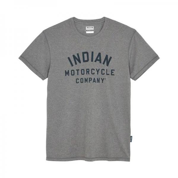 MENS ATHLETE LOGO PRINT T-SHIRT - GRAY