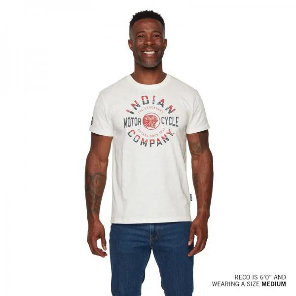 MENS CIRCLE LEGENDARY T-SHIRT - WHITE