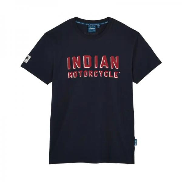 MENS SHADOW BLOCK LOGO T-SHIRT - NAVY