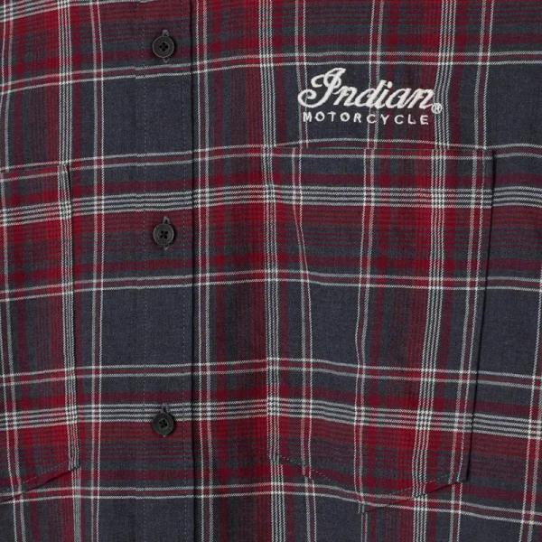 MENS SPRINGFIELD PLAID SHIRT - NAVY