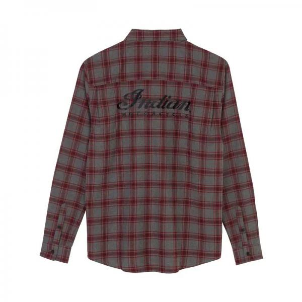 MENS PHOENIX PLAID SHIRT - GRAY