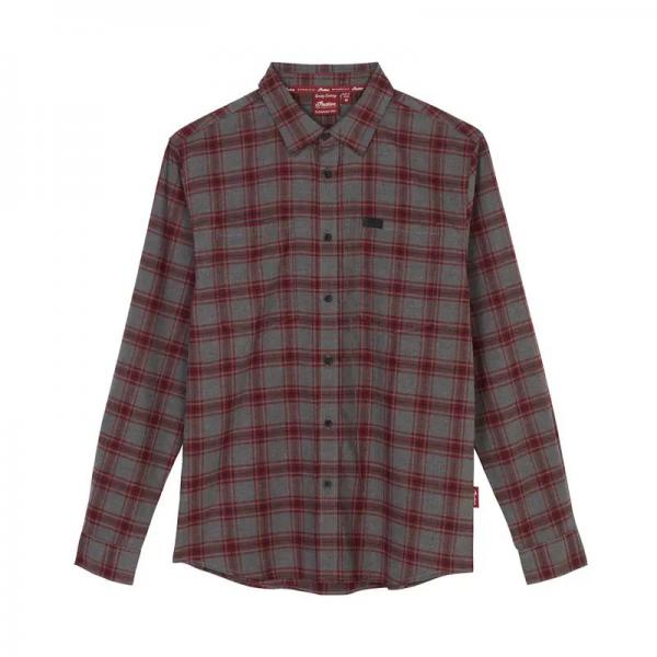 MENS PHOENIX PLAID SHIRT - GRAY