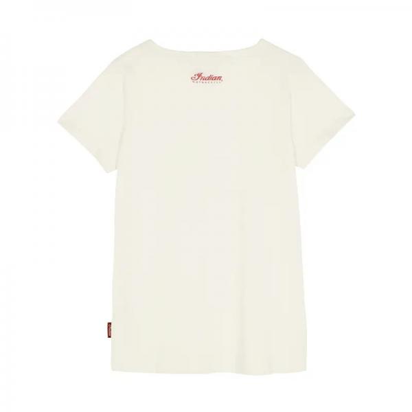 WOMENS USA SCRIPT LOGO T-SHIRT - WHITE