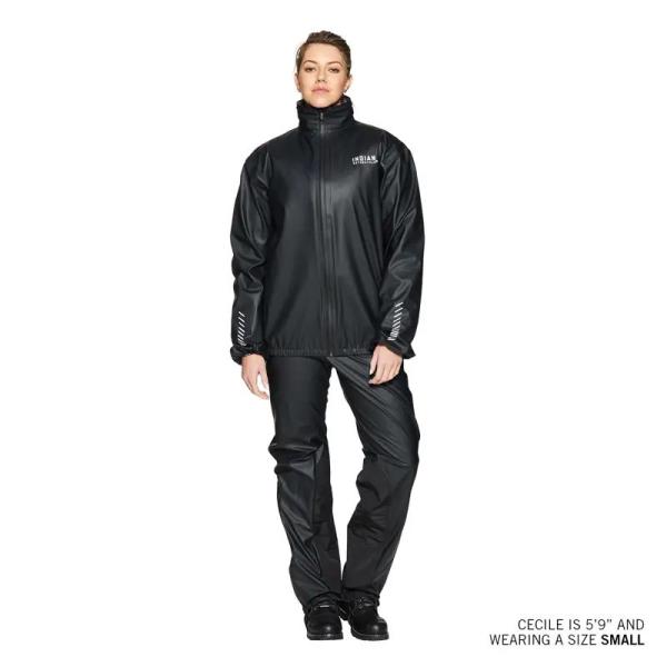 UNISEX RAIN SUIT JACKET - BLACK