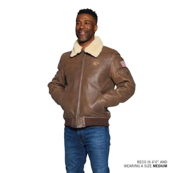 MENS FLYING JACKET - BROWN