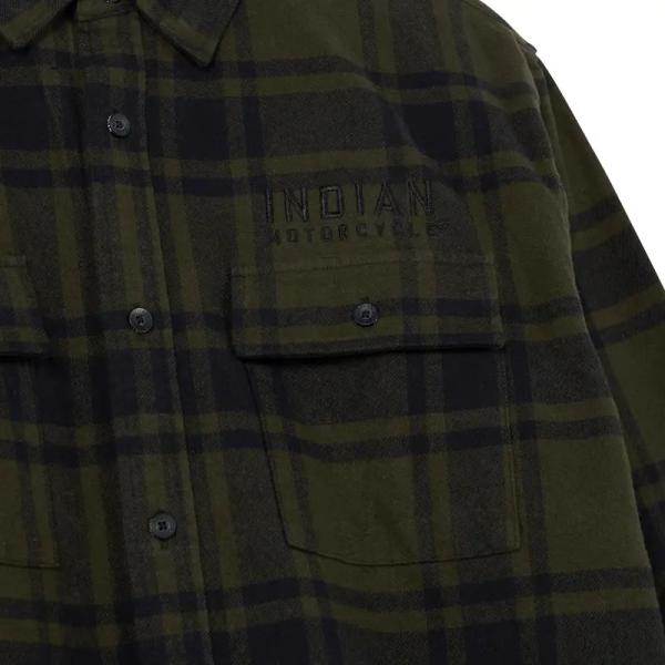 MENS SAN JOSE PLAID SHIRT - GREEN