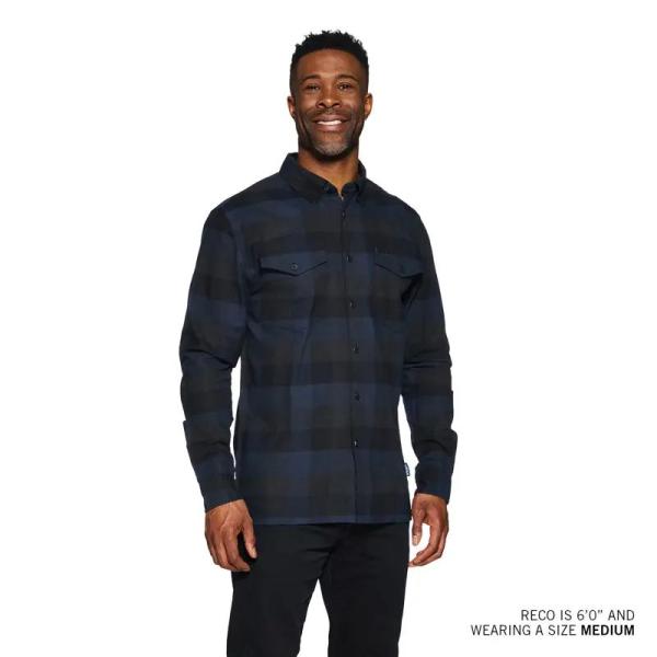 MENS DALLAS PLAID SHIRT - BLUE