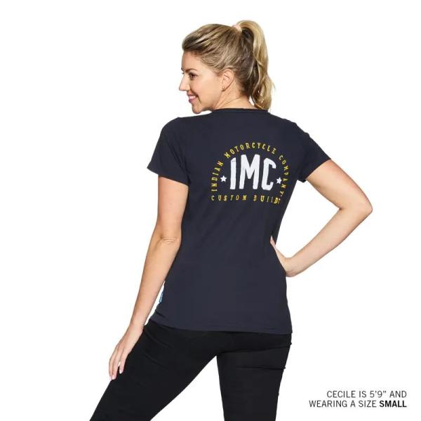 WOMENS IMC CUSTOM BUILDS T-SHIRT - BLUE