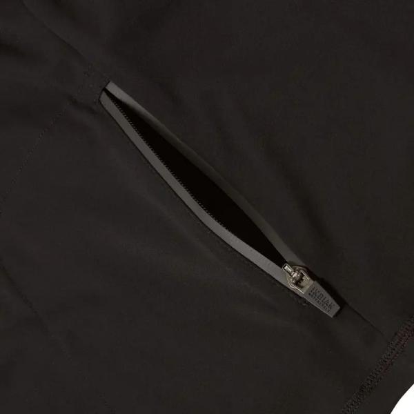 WOMENS QUARTER ZIP PERFORMANCE TOP - BLACK