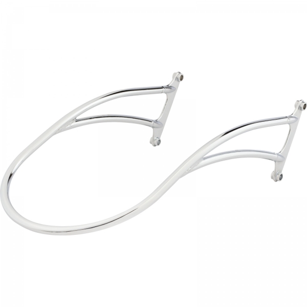 FRONT TUBULAR FENDER BUMPER - CHROME