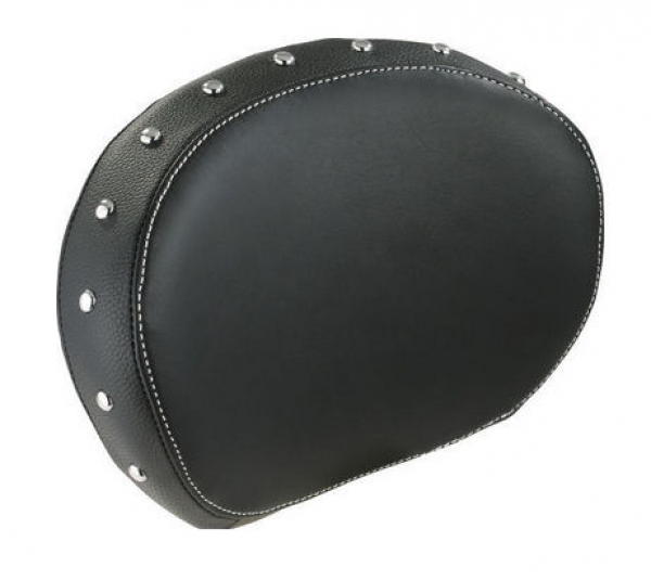 BLACK STUDDED DELUXE PASSENGER BACKREST PAD