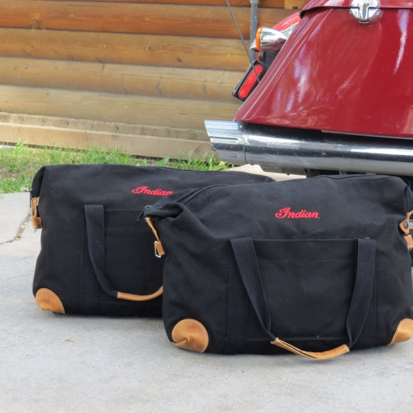 Fitted Saddlebag Bags - Black