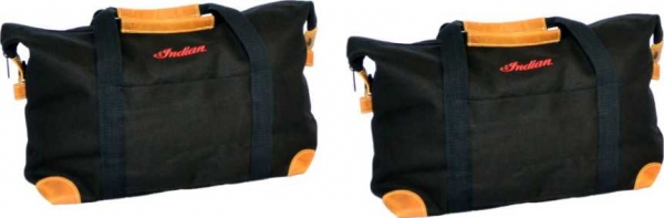 Fitted Saddlebag Bags - Black