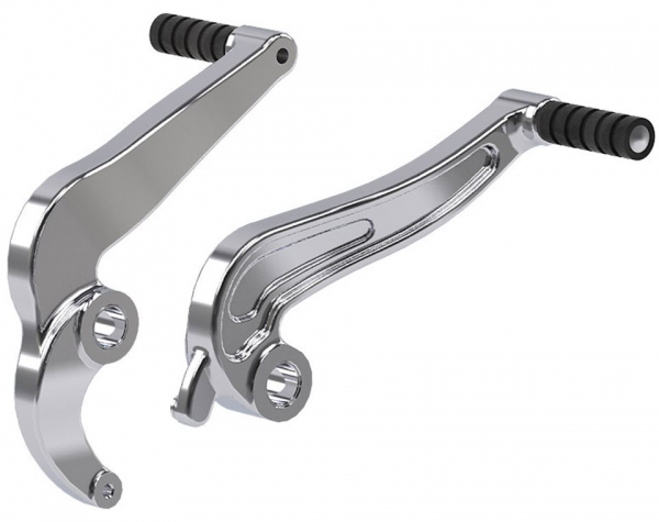 Chrome Foot Brake/Shift Lever Kit